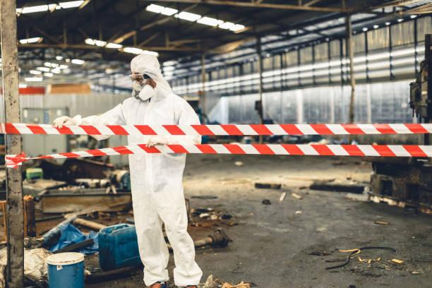 Professional Sewage Cleanup technician working in Greenback, TN